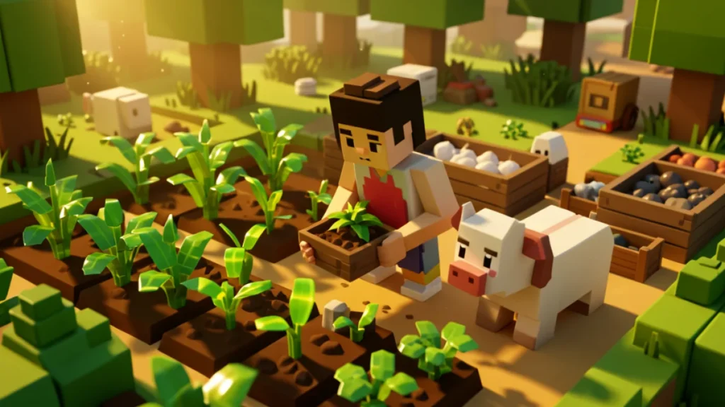 Minecraft Farming and Resource Basics
